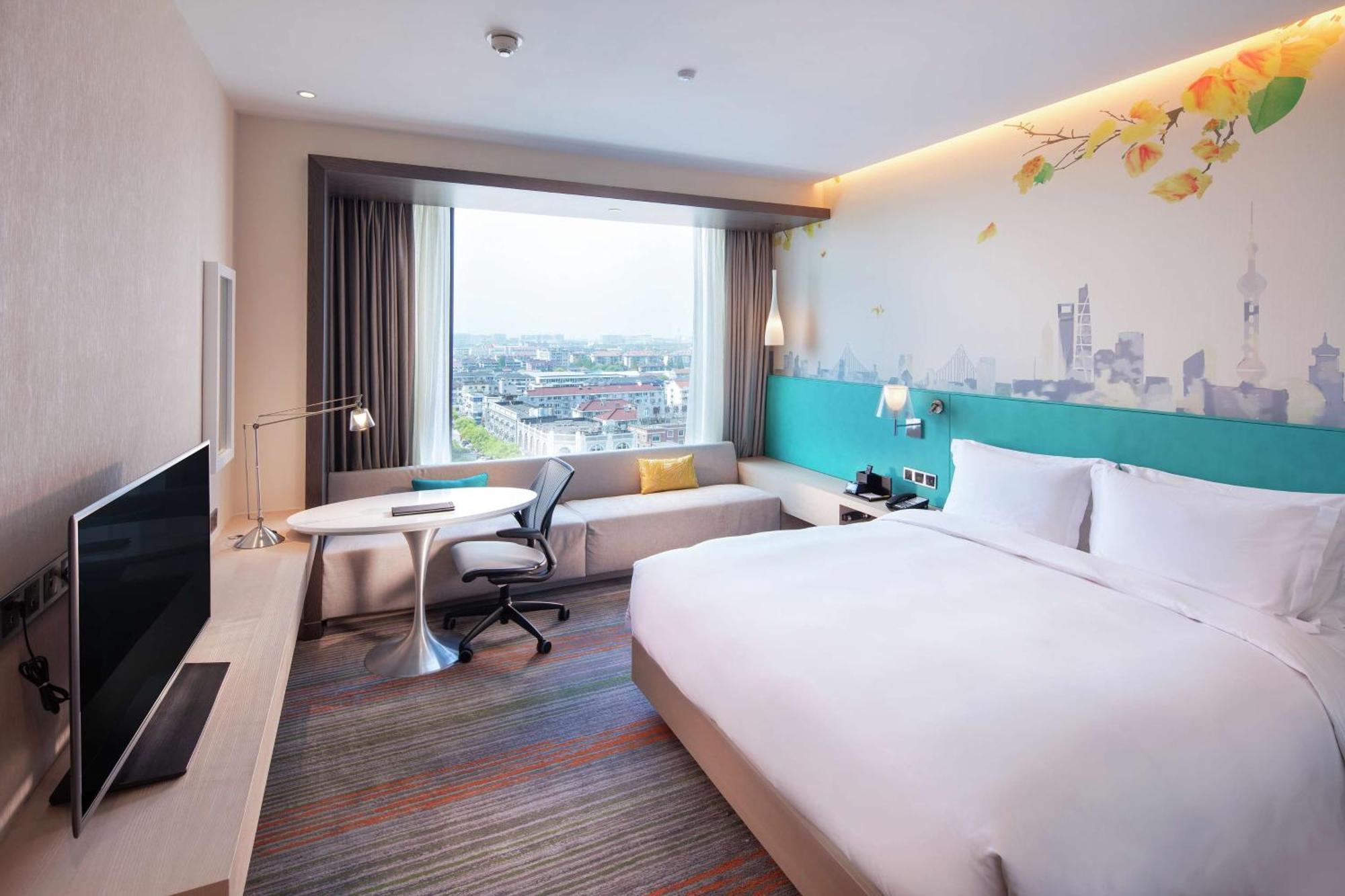 Hilton Garden Inn Shanghai Hongqiao Necc Dış mekan fotoğraf